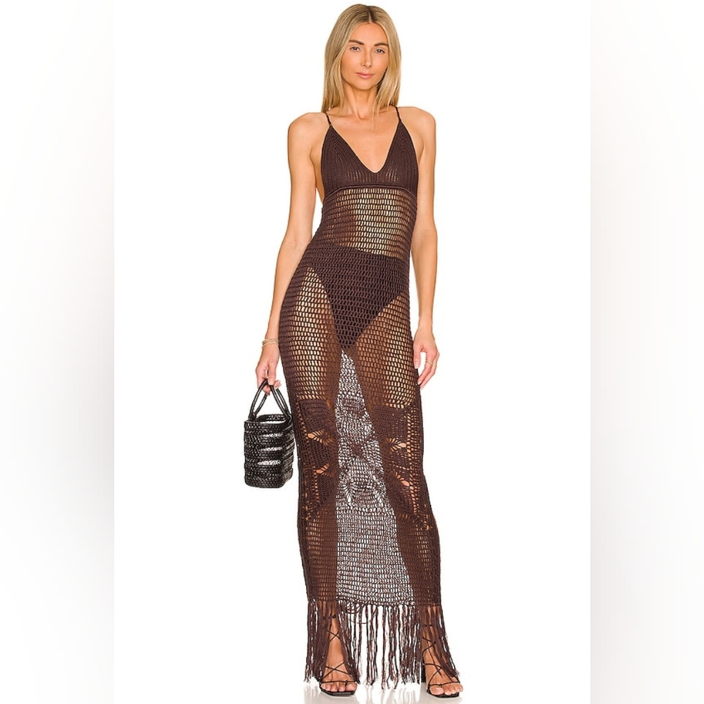 ❤️ Flook The Label // Emberly Dress in Chocolate Brown NWT Size Medium